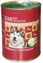 Консервы для собак «Ем без проблем» говядина с потрошками, 970 г