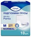 Подгузники-трусы TENA Pants Normal М (талия/бедра 80-110 см), 10 шт