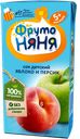 Сок ФРУТОНЯНЯ, яблочно-персиковый с мякотью, 200мл