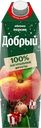 Напиток сокосодержащий ДОБРЫЙ Яблоко, персик, 1л