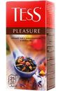 Чай Tess Pleasure чёрный с шиповником и яблоком в пакетиках, 25х1.5г