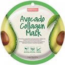 Маска для лица коллагеновая Purederm с экстрактом плодов авокадо, 18 г
