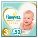 Подгузники Pampers, Premium Care, размер 3, 6-10кг, 52 шт
