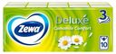 Платочки бумажные Zewa Deluxe Aroma ромашка 3 слоя 10 х 10 шт