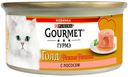 Консервы Gourmet Gold «Нежная начинка» для взрослых кошек, с лососем, 85 г