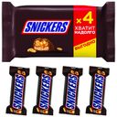 Батончик Snickers жареный арахис-карамель-нуга 40 г х 4 шт