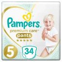 Трусики Pampers Premium Care Pants 5 (12-17 кг) 34 шт