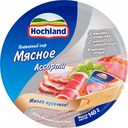 Сыр плавленый Hochland Мясное ассорти 55%, 140 г