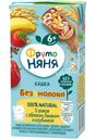 Каша ФрутоНяня безмолочная 5 злаков с яблоком бананом и клубникой с 6 месяцев, 200мл