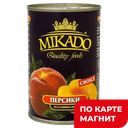 МИКАДО Персики половинками в сиропе 425г ж/б:12