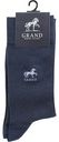 Носки мужские Grand с логотипом цвет: джинсовый синий/серый, 39-42 р-р
