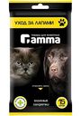 Влажные салфетки для животных Gamma Уход за лапами, 15шт.