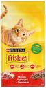 Сухой корм для кошек Friskie с мясом курицей и печенью, 2 кг