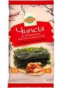Чипсы из обжаренных морских водорослей Глобус со вкусом кимчи, 5 г