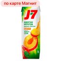 Сок ДЖЕЙ СЕВЕН, Фрукты целиком, яблоко-персик, 970мл