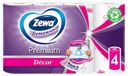 Полотенца бумажные Zewa Premium Декор 2 слоя, 4 рулона