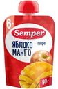 Пюре Semper яблоко-манго, 90г