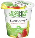 Биойогурт ЭкоНива с клубникой и бананом 2.8%, 125г