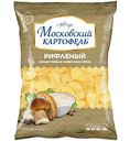 Чипсы картофельные Московский картофель со вкусом Белых грибов рифленые, 120г