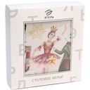 Скатерть Этель Щелкунчик с защитной пропиткой цвет: белый/красный/зелёный, 150×220 см