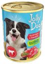 Влажный корм Зоогурман Jolly Dog телятина с языком для собак 350 г