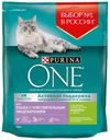 Сухой корм для кошек с чувствительным пищеварением Purina ONE Sensitive индейка, 750 г