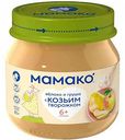 Пюре фруктовое Мамако Яблоко с грушей и козьим творожком, с 6 месяцев, 80 г