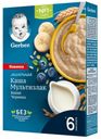Каша молочная Gerber мультизлаковая с бананом и черникой с 6 мес., 180 г