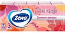 Платочки носовые Zewa Deluxe 3 слоя, 10 шт.