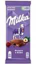 Шоколад молочный Milka Фундук и изюм, 90 г