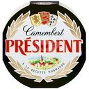 Сыр мягкий President Камамбер с белой плесенью 45%, 125г