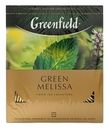 Чай зеленый Greenfield Green Melissa в пакетиках 1,5 г х 100 шт