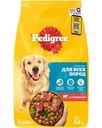 Корм сухой Pedigree с говядиной для взрослых собак 2.2кг