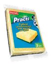 Губка для посуды Паклан практи целлюлоза+абразив СеДо сп м/у, 2 шт
