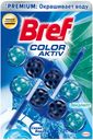 Туалетный блок «Color Aktiv» Bref, эвкалипт, 2 х 50 г  