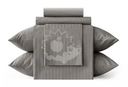 Комплект постельного белья Verossa евро Stripe Gray, наволочки 50х70см