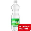 ДОБРЫЙ Напиток б/а сил/газ лимон/лайм 0,5л пл/бут(Мултон):24