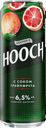 Напиток пивной Hooch Super с соком грейпфрута 6,5%, 0,45 л