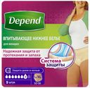 Трусы-подгузники Depend для женщин р L-XL 9 шт