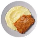 Шницель куриный с картофельным пюре Пятерочка Кафе 250г