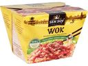 Лапша рисовая Sen Soy под китайским соусом Wok с чесноком и кунжутом, 125 г