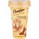 Коктейль йогуртный Даниссимо с белым шоколадом, пряной корицей и со вкусом пекана 2,8%, 190 г