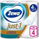 Туалетная бумага Zewa Just1 4 слоя, 4шт