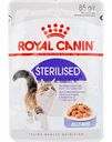 Корм для стерилизованных взрослых кошек от 1 года до 7 лет Royal Canin Sterilised мелкие кусочки в желе, 85 г