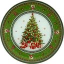 Тарелка стеклянная новогодняя Ель, 25см