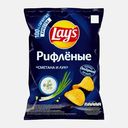 Чипсы Lays Рифлёные Сметана и лук 140г