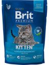 Сухой корм Brit Premium Kitten с курицей в соусе из лосося для котят 800 г