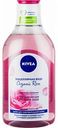Мицеллярная вода для лица, глаз и губ Бережное очищение Nivea Organic Rose Органическая розовая вода, 400 мл