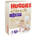 Трусики-подгузники HUGGIES Elite Soft, 4 (9-14 кг), 38шт.