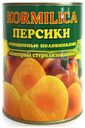 Персики консервированные «Кормилица» очищенные половинками в сиропе, 850 мл